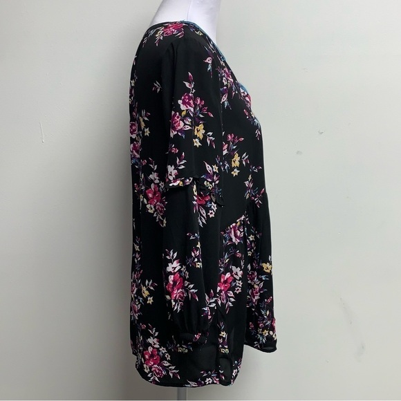 The Pioneer Woman Floral Blouse Top Tunic Woman's Size Small - Picture 4 of 11